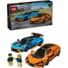 Klocki konstrukcyjne LEGO Speed Champions zestaw 77238 — Lamborghini Revuelto & Huracán STO, 607 elementów, 2 minifigurki, zalecany wiek 10+