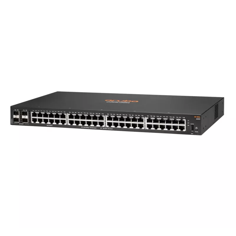 Przełącznik HPE Aruba Networking CX6000 52-portowy (R8N86A) [48x Gigabit LAN, 4x SFP]