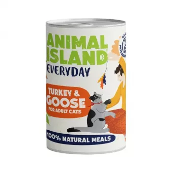 ANIMAL ISLAND Everyday indyk i gęś - mokra karma dla kota - 400g