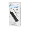 Hub USB-C, 4-porty 2x USB-A, 2x USB-C, Czarny
