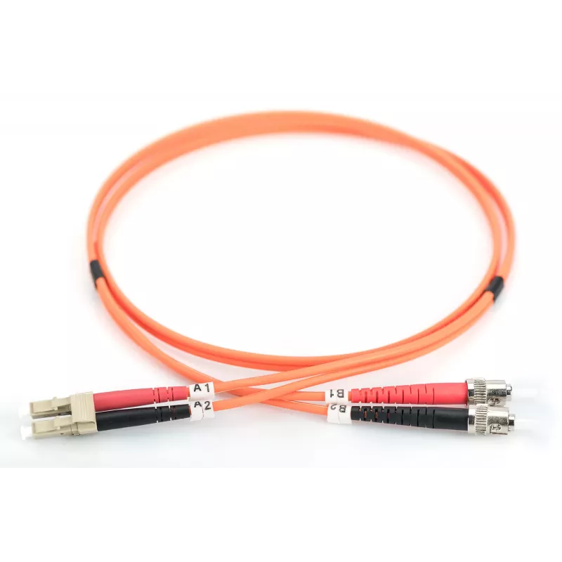 Światłowodowy kabel krosowy wielomodowy - LC - ST - 10 m - I-VH - OM2 - LC - ST