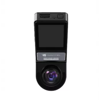 Dash Cam Navitel RS3 Duo Wide — dwukanałowa 1080p, obiektyw szerokokątny, GPS, czujnik G, wyświetlacz 2,7 cala