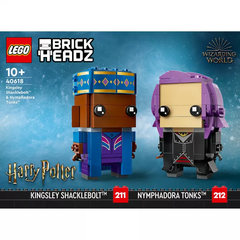 Lego Brickheadz Harry Potter 40618 Kingsley Shacklebolt i Nimfadora Tonks