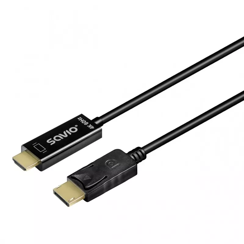 Savio CL-189 adapter kabla wideo 1,5 m wtyk do wtyku