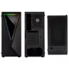Kolink VOID RGB Obudowa wieżowa RGB Czarna Wentylator LED Okno Filtr przeciwkurzowy PC E