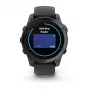 Garmin Fenix E 3,3 cm (1,3) AMOLED 47 mm Cyfrowy 416 x 416 pikseli Ekran dotykowy Czarny Wi-Fi GPS (satelitarny)