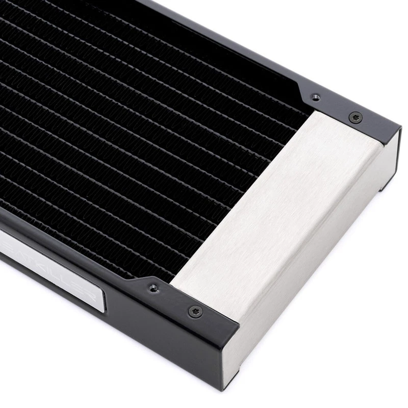 Blok chłodnicy Watercool 24101 — mosiądz/miedź/stal nierdzewna, 278×120×30 mm, czarny