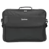 Torba na laptopa Manhattan Cambridge 17,3 inch, konstrukcja clamshell, czarna, NISKOKOSZTOWA, kieszeń na akcesoria, kieszeń na dokumenty z tyłu, pasek na ramię (odpinany), odpowiednik Targus CN418EU, futerał na notebook, trzyletnia gwarancja