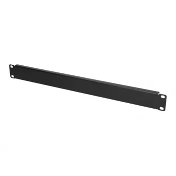 Panel maskujący do szafy rack Extralink Front Blank Panel 1U 19 cali czarny, obudowa stalowa