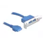 Kabel USB 3.0 DeLOCK 82976 2 x USB 3.0-A 0,4m
