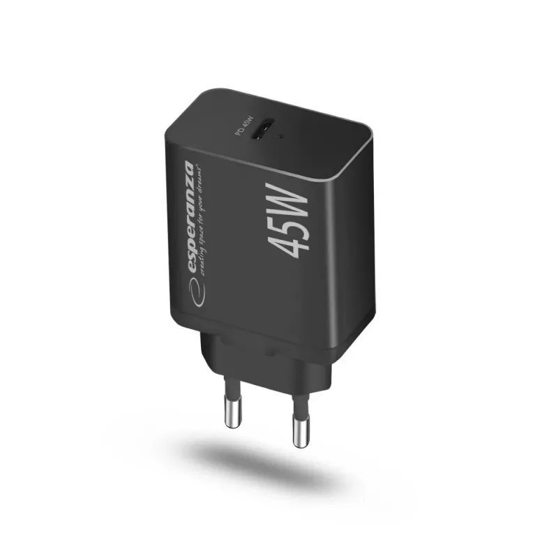 Ładowarka sieciowa Esperanza EZC108K 45W Czarny