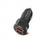 Ładowarka samochodowa ESPERANZA EZ110 Czarna — wejście 12–24V, 2× USB-A 2.1A, Quick Charge 3.0, 36W