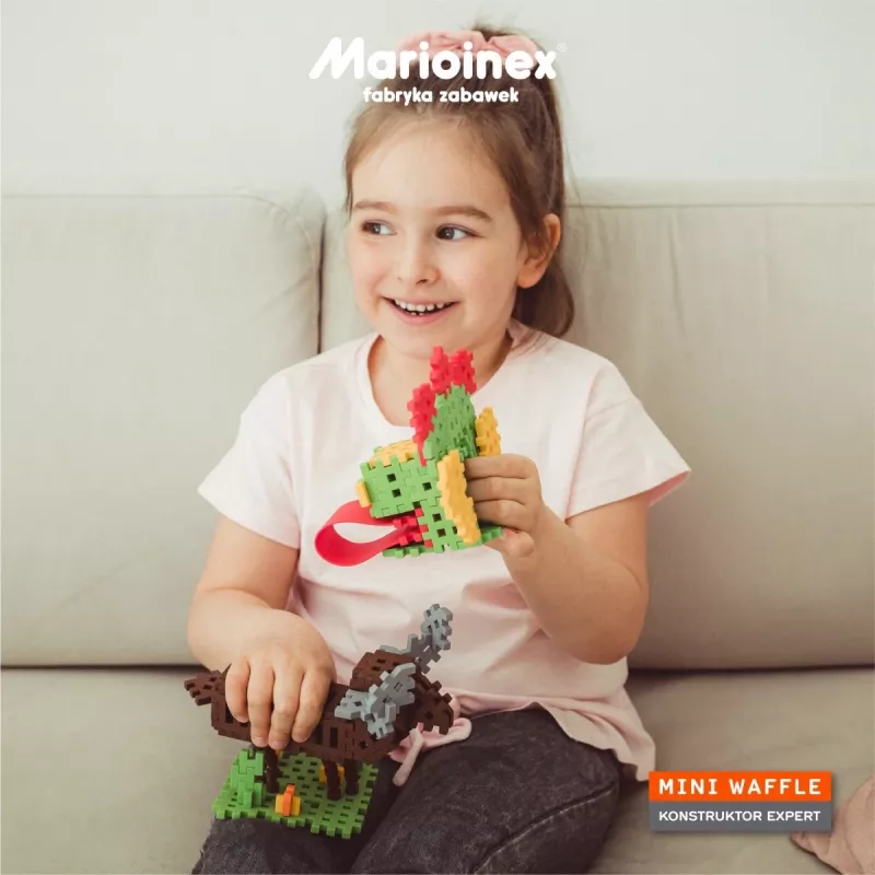 Marioinex Mini Waffle klocki konstrukcyjne Constructor Expert, 501 elementów