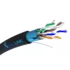 Kabel sieciowy Extralink Skrętka CAT5E FTP (F/UTP) V2 Outdoor 305M Czarny