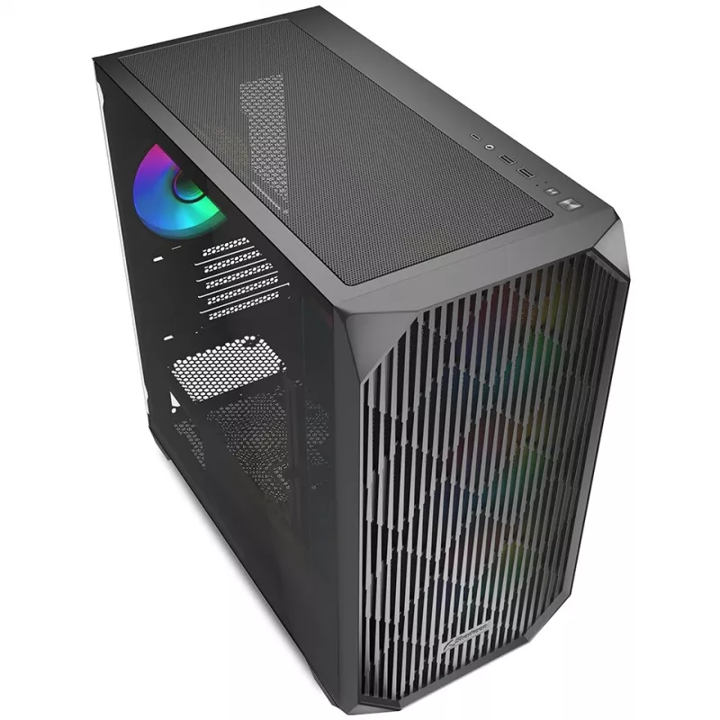 Sharkoon MK3 RGB Micro Tower Czarny