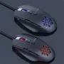 Lumi Legend WM03G-16 Mysz przewodowa, USB typu A, optyczna, 7200 DPI, czarna