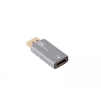 Przejściówka Lanberg AD-DP-HD-03 0 m DisplayPort HDMI Srebrny