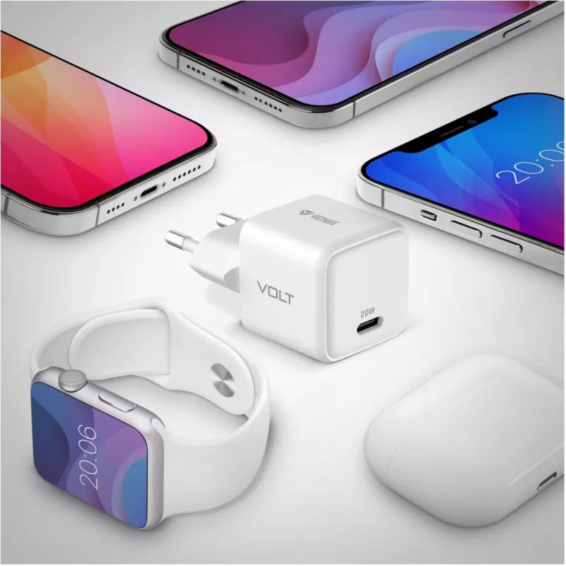 Ładowarka ścienna USB-C YENKEE YAC G20 20 W 3 A Power Delivery