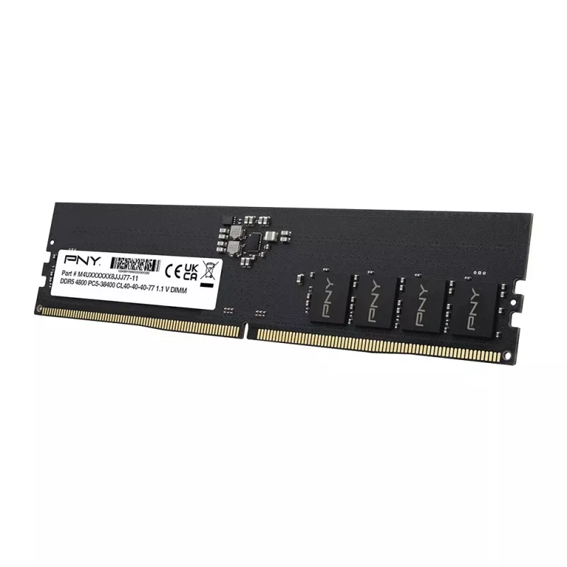 Pamięć do komputera stacjonarnego PNY 8GB DDR5 5600 DIMM (MD8GSD55600-SB)