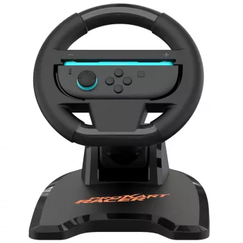 Kierownica wyścigowa SUBSONIC SA5727-1 dla Nintendo Switch — regulowana czułość, design Kart Racer