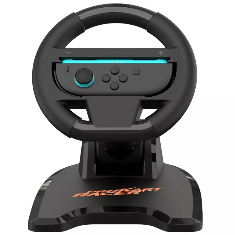 Kierownica wyścigowa SUBSONIC SA5727-1 dla Nintendo Switch — regulowana czułość, design Kart Racer