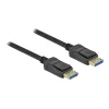 Delock - Kabel DisplayPort - DisplayPort (M) do DisplayPort (M) - DisplayPort 2,0 - 1,0 m - obsługuje 10K 60 Hz (10 240 x 4320) - czarny (80261)