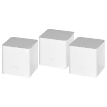 System Mesh Wi‑Fi TENDA EX3-3, 3 szt., dwuzakresowy 2,4/5 GHz, Wi‑Fi 6, do 1201+300 Mb/s, 2 anteny wewnętrzne, WPA3