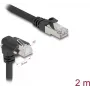Kabel sieciowy DeLOCK czarny 2 m Cat6 SF/UTP RJ-45