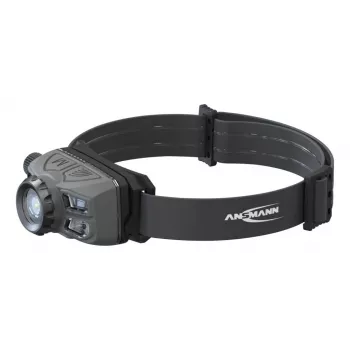 Ansmann HD450FRS Czarna, szara latarka czołowa LED