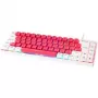 GAMIAC TKL69G SF Klawiatura gamingowa, Kailh Niebieski - biało-czerwona