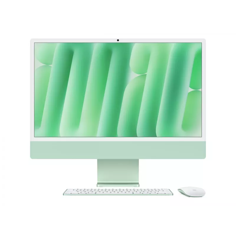 iMac 24 cali: M4 10/10, 16 GB, 512 GB SSD - Zielony