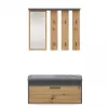 Topeshop GAR PARMA ANT/ART entryway Szafka