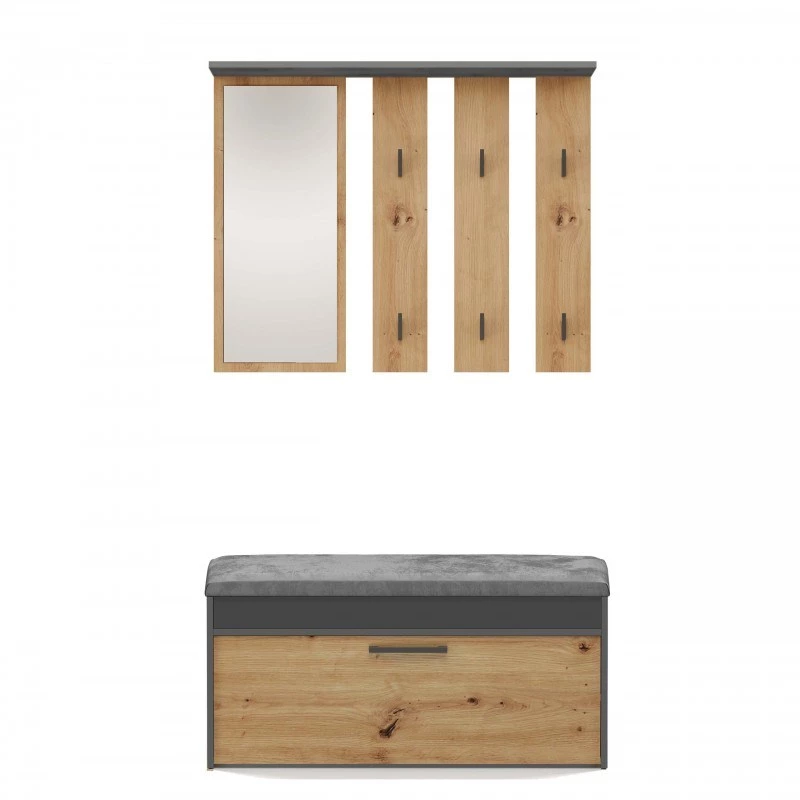 Topeshop GAR PARMA ANT/ART entryway Szafka
