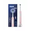 Szczoteczka elektryczna Oral-B Pro Series 1 Cross Action dla dorosłych, ładowalna, różowa, liczba dołączonych końcówek: 1, liczba trybów szczotkowania: 3