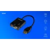 Adapter HDMI-VGA z Audio AK-76 Savio SAVAK-76