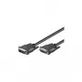 Wentronic Goobay Przedłużacz DVI-D FullHD Dual Link, Czarny, 2 m - Wtyk DVI-D Dual-Link (24+1-Pin) > Gniazdo DVI-D Dual-Link (24+1-Pin) (50855)