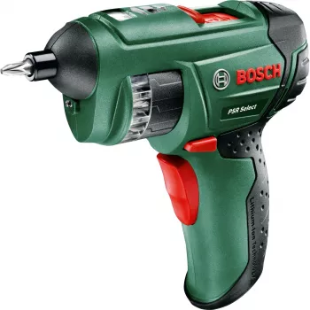 Bosch PSR Select, wkrętarka akumulatorowa, uchwyt prosty, 240 obr./min, 5 mm, 3,5 N⋅m, 4,5 N⋅m
