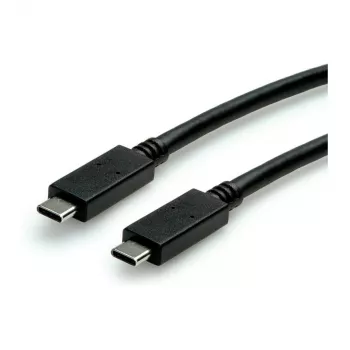 Kabel USB ROLINE 11.02.9057 USB 3.2 Gen 2 1 m USB-C Czarny