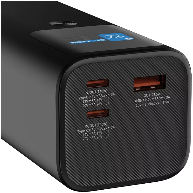 Canyon PB-2010 - Powerbank - Li-Pol - 27.000 mAh - Wyświetlacz cyfrowy - 2xUSB-C + 1xUSB-A - Power