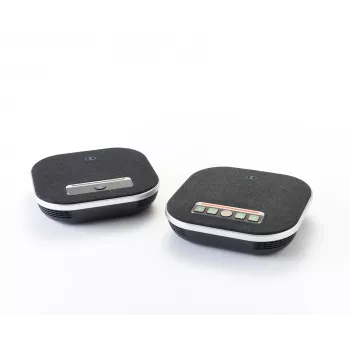 Głośnik konferencyjny Boom Collaboration GEMINI z wbudowanym mikrofonem, Bluetooth i USB, czarny