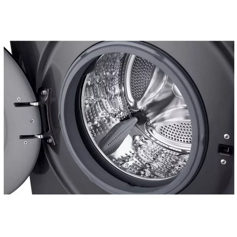 LG Washing machine | F4X1009NMB | Energy efficiency class A | Front loading | Washing capacity 9 kg | 1400 RPM | Depth 55 cm | Width 60 cm | Wyświetlacz | LED | Steam function | Direct
