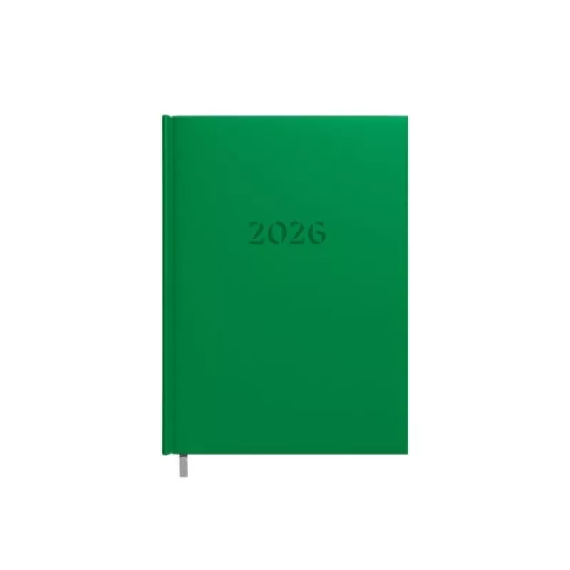Planer Buroodisain 241728-003 A5 zielony 2026 – datowany terminarz, format A5, roczny 2026