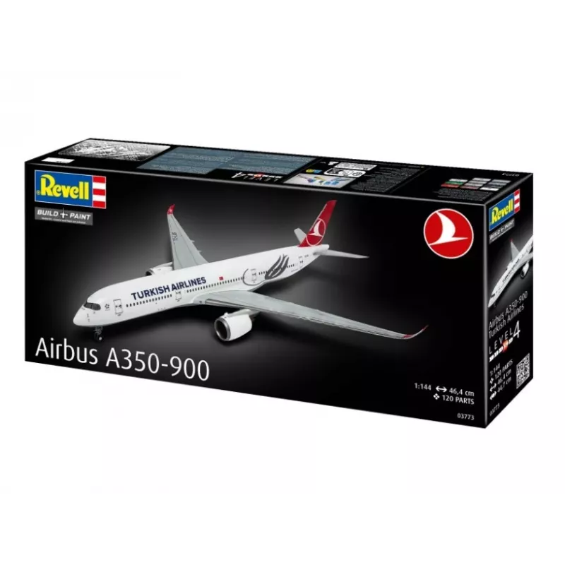Plastikowy model samolotu REVELL Airbus A350-900 Turkish Air w skali 1/144