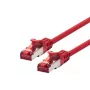 Kabel sieciowy LOGON PROFESSIONAL TCR66SS003R RJ-45 Cat6 0,3 m czerwony