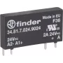 Finder Solid-State-PCB Relay, Series 34 34.81.7.024.9024 load current 2 A switching voltage 24 V/DC (34.81.7.024.9024)