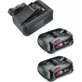 GARDENA 14914-20 Zestaw startowy QC AL 18V-44 + 2 x 2,5 Ah SoC Akumulator narzędziowy i ładowarka 18 V 2,5 Ah Li-Ion (14914-20)
