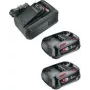 GARDENA 14914-20 Zestaw startowy QC AL 18V-44 + 2 x 2,5 Ah SoC Akumulator narzędziowy i ładowarka 18 V 2,5 Ah Li-Ion (14914-20)