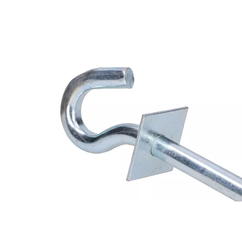 Hak na kable Extralink EX.6433 Stal nierdzewna Biurko/Ściana szerokość 12 mm