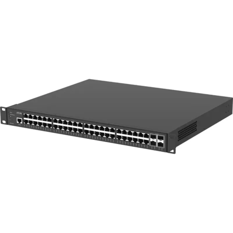Axis D8248 - Switch - zarządzany - 48 x 10 Gigabit Ethernet + 4 x 10 Gigabit SFP+ - montaż w szafie - PoE++ (740 W)