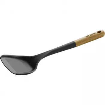 Łopatka do woka Staub 1003589, sylikon żaroodporny, długi uchwyt, przybór kuchenny